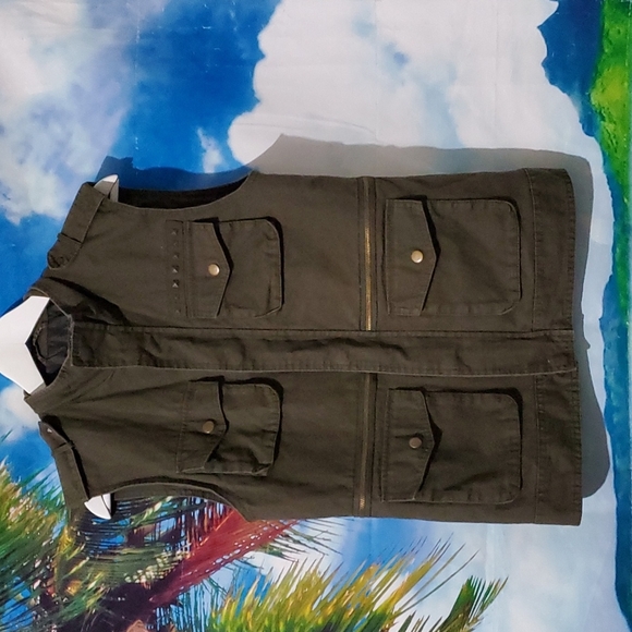 G by Guess Other - G by Guess button/zipper down sleeveless pocket men's vest jacket size XS